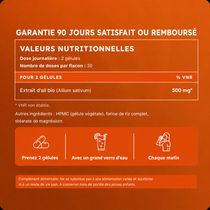 extrait d'ail en gélules